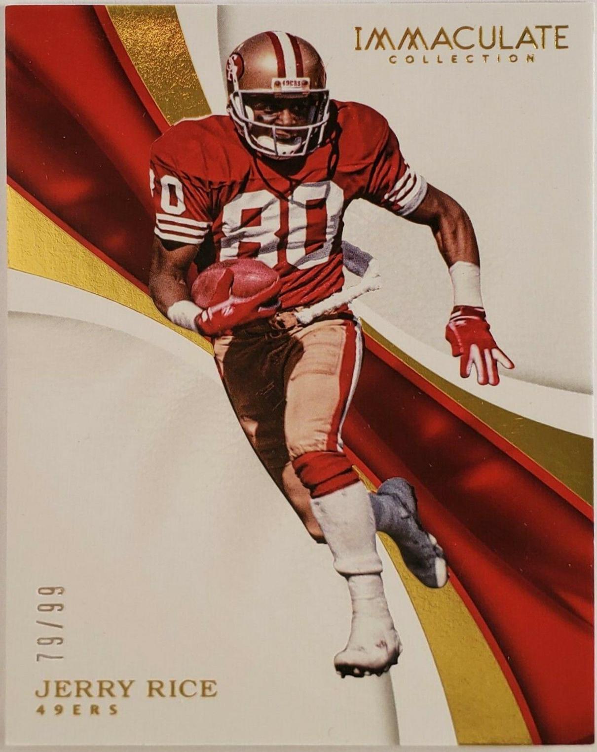 Jerry Rice #88 Football Cards 2017 Panini Immaculate Collection