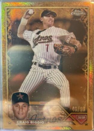 Craig Biggio #24 Baseball Cards 2023 Topps Gilded Collection