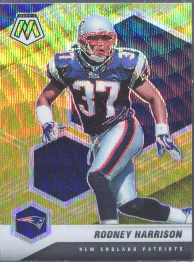 Rodney Harrison [Gold Wave Mosaic] #136