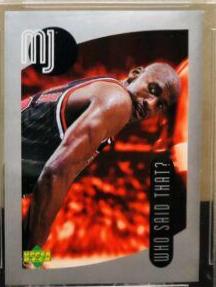 Michael Jordan #110 1998 Upper Deck International Mj Stickers Basketball
