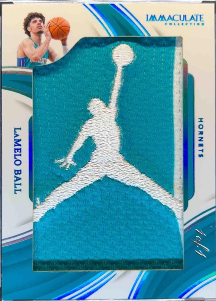 LaMelo Ball #7 Basketball Cards 2023 Panini Immaculate Brand Logo