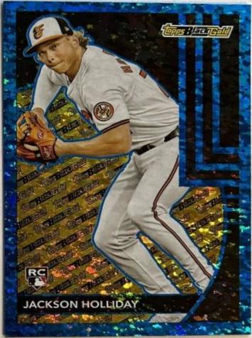2024 Topps Update Black Gold Jackson Holliday [Blue] #BG-24 card