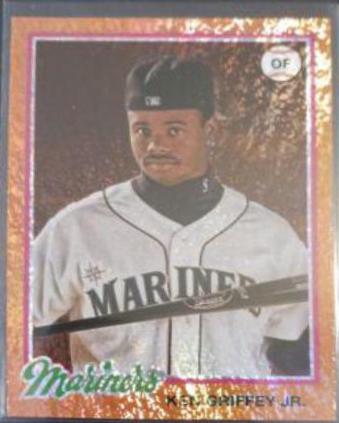 Ken Griffey Jr. [Orange Hot Foil] #196