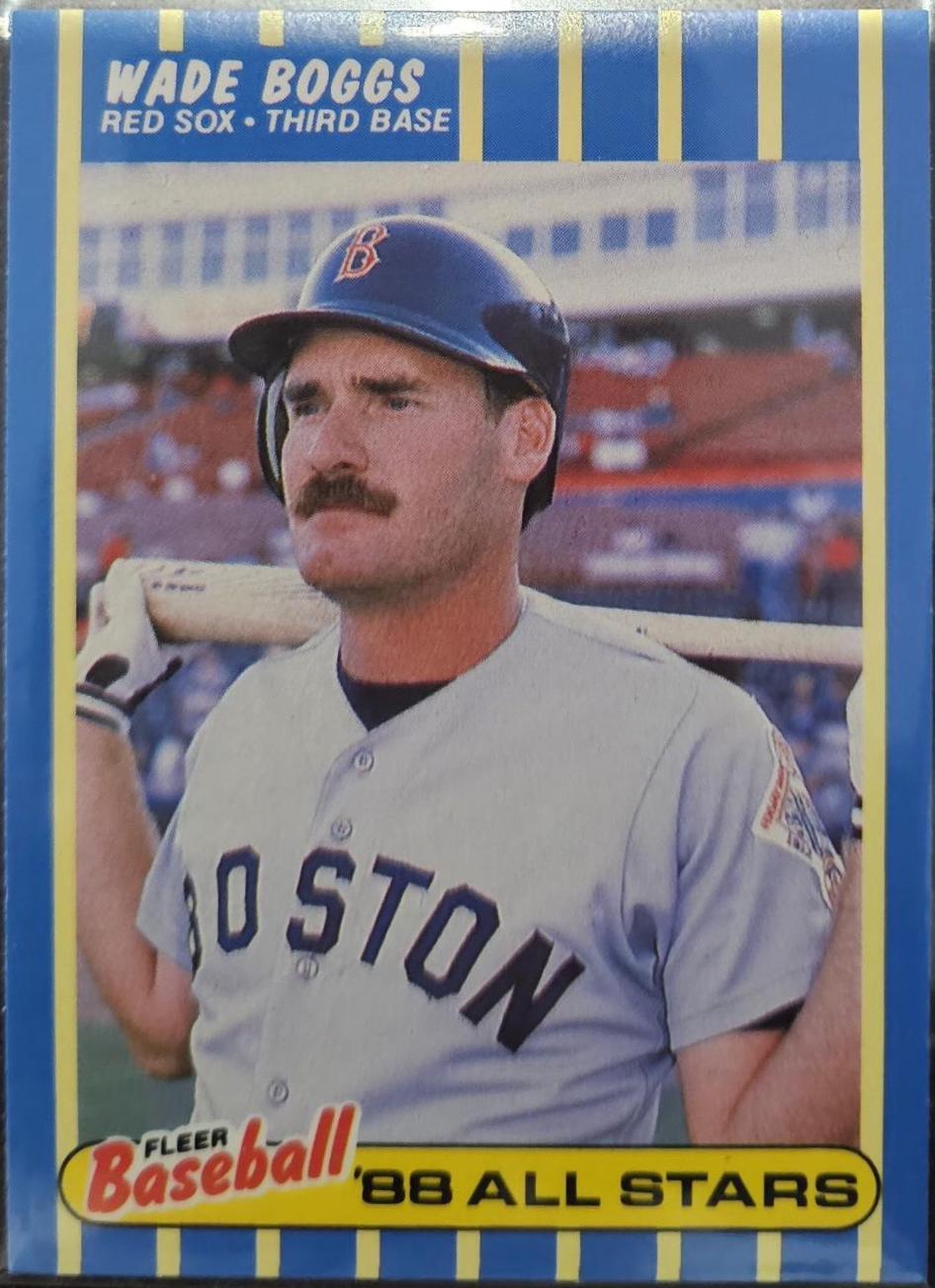 Wade Boggs #2 Baseball Cards 1988 Fleer Baseball All Stars