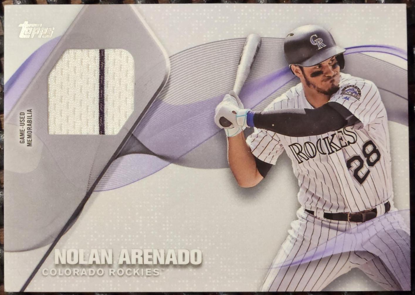 Nolan Arenado #MLM-NA Baseball Cards 2017 Topps Major League Material Relics