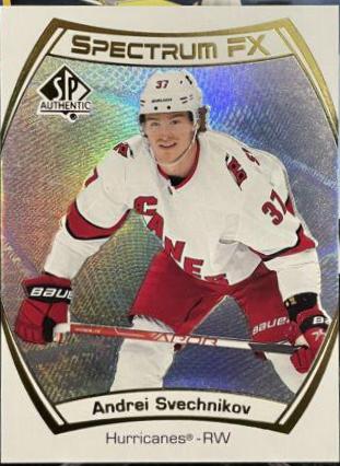 Andrei Svechnikov #S-33 2021-22 SP Authentic Hockey Spectrum FX