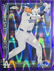Shohei Ohtani [Purple Raywave] #1 Prices | 2025 Topps Chrome | Baseball  Cards