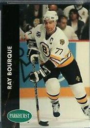 Ray Bourque #9 Hockey Cards 1991 Parkhurst