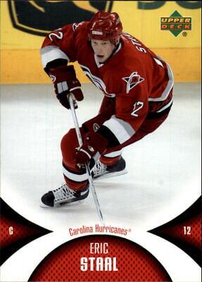 Eric Staal #17 Hockey Cards 2006 Upper Deck Mini Jersey Collection