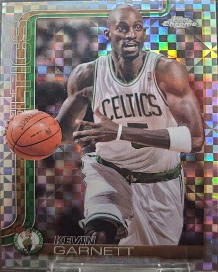 2025 Topps Chrome Kevin Garnett [X-Fractor] #247 card