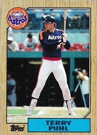 Terry Puhl #693 Baseball Cards 1987 Topps
