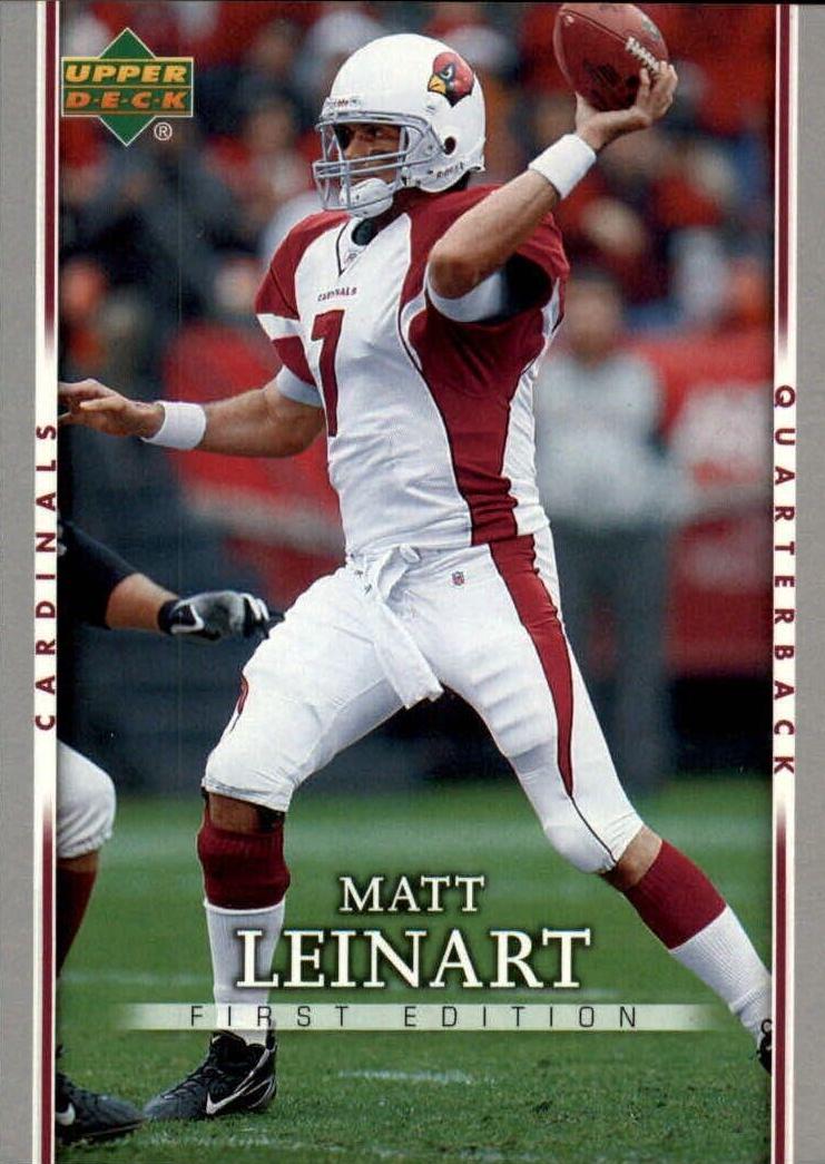 Matt Leinart #1 Football Cards 2007 Upper Deck First Edition