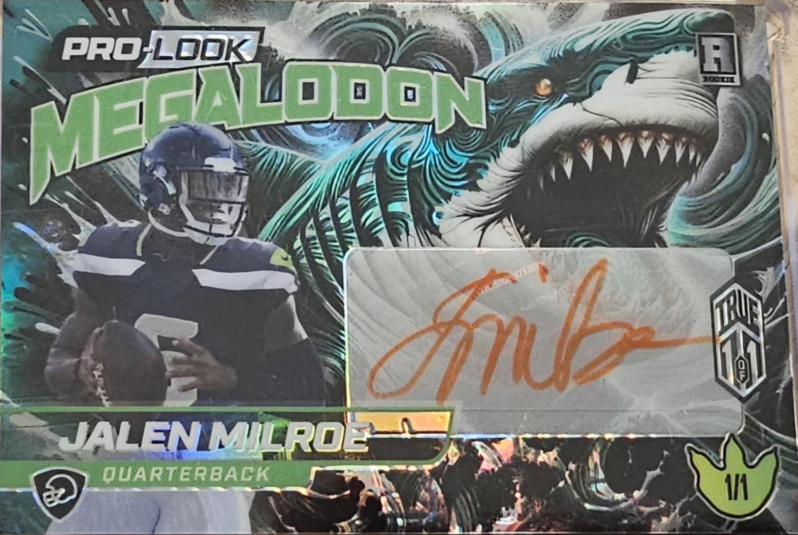 Jalen Milroe #DMPMEG-JMA 2025 Wild Card Pro Look Dinomight Football