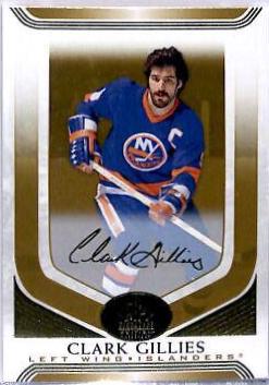 Clark Gillies #19 2020-21 SP Signature Edition Legends Hockey
