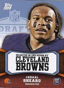 Jabaal Sheard #154 Football Cards 2011 Topps Rising Rookies