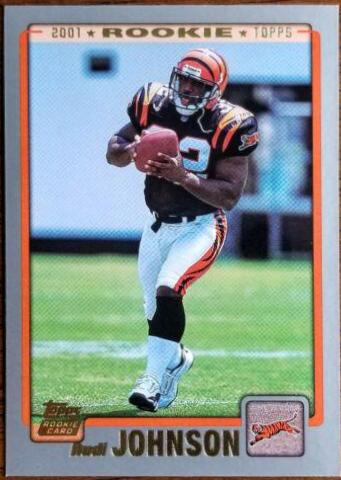 Rudi Johnson #369 Football Cards 2001 Topps