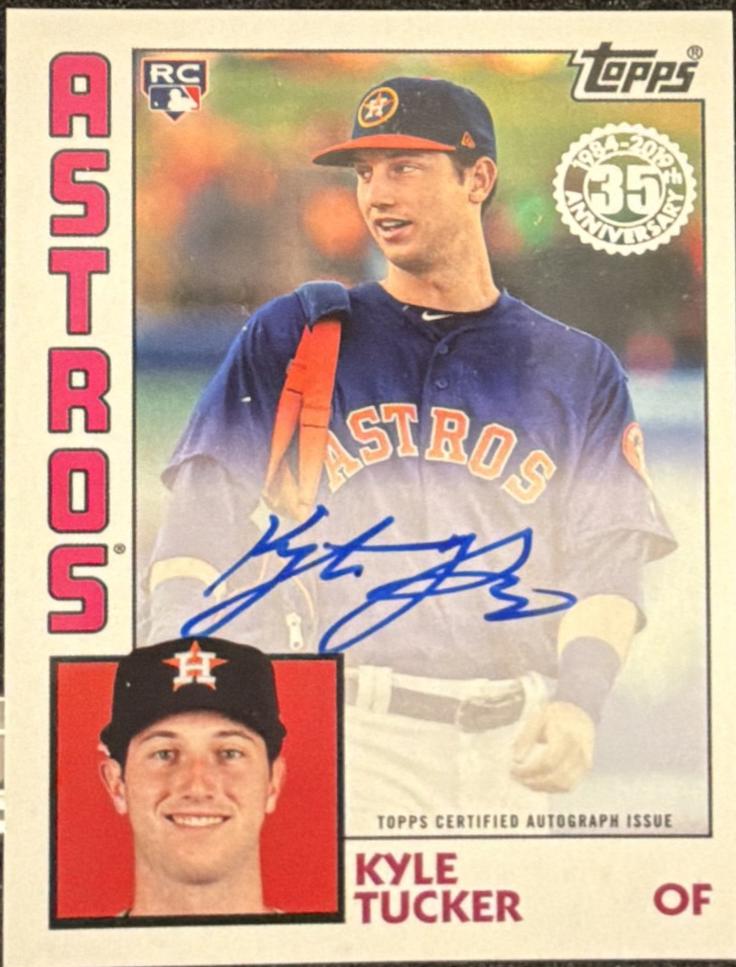 Kyle Tucker #KT 2019 Topps 1984 Baseball Autographs