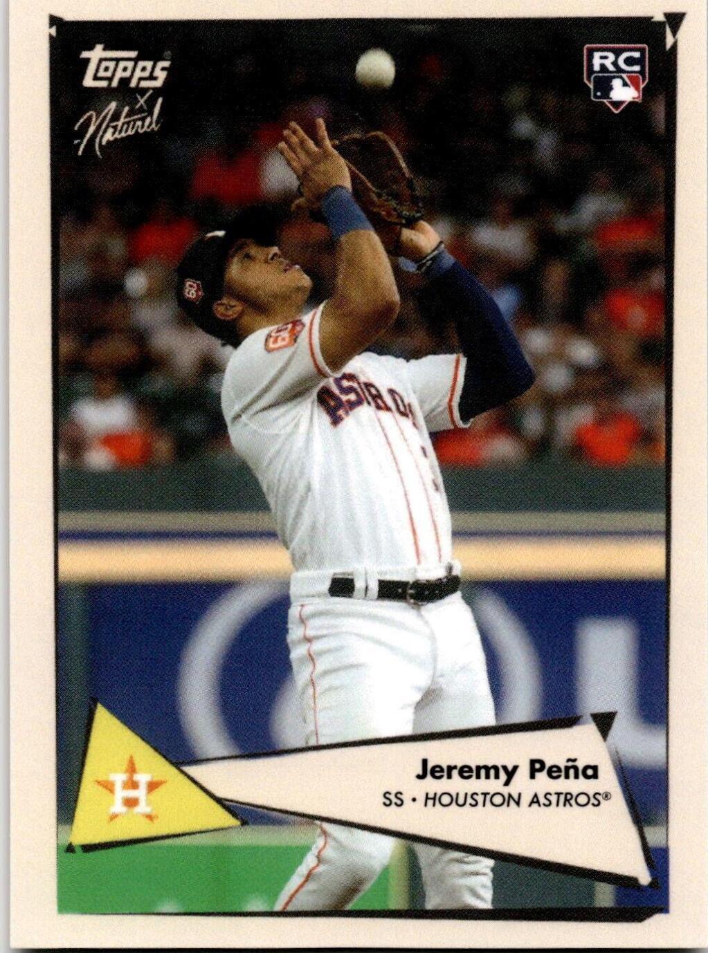 Jeremy Pena #5 Baseball Cards 2022 Topps X Naturel 1952