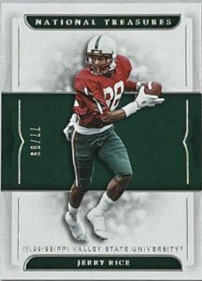Jerry Rice #13 Football Cards 2017 Panini National Treasures Collegiate