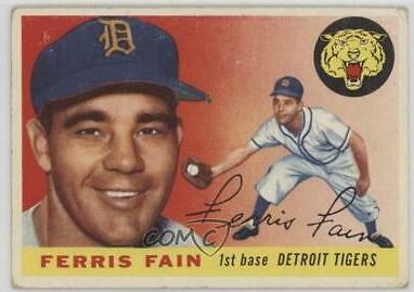 Ferris Fain #11 Baseball Cards 1955 Topps
