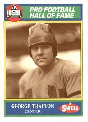 George Trafton #22 Football Cards 1990 Swell Greats