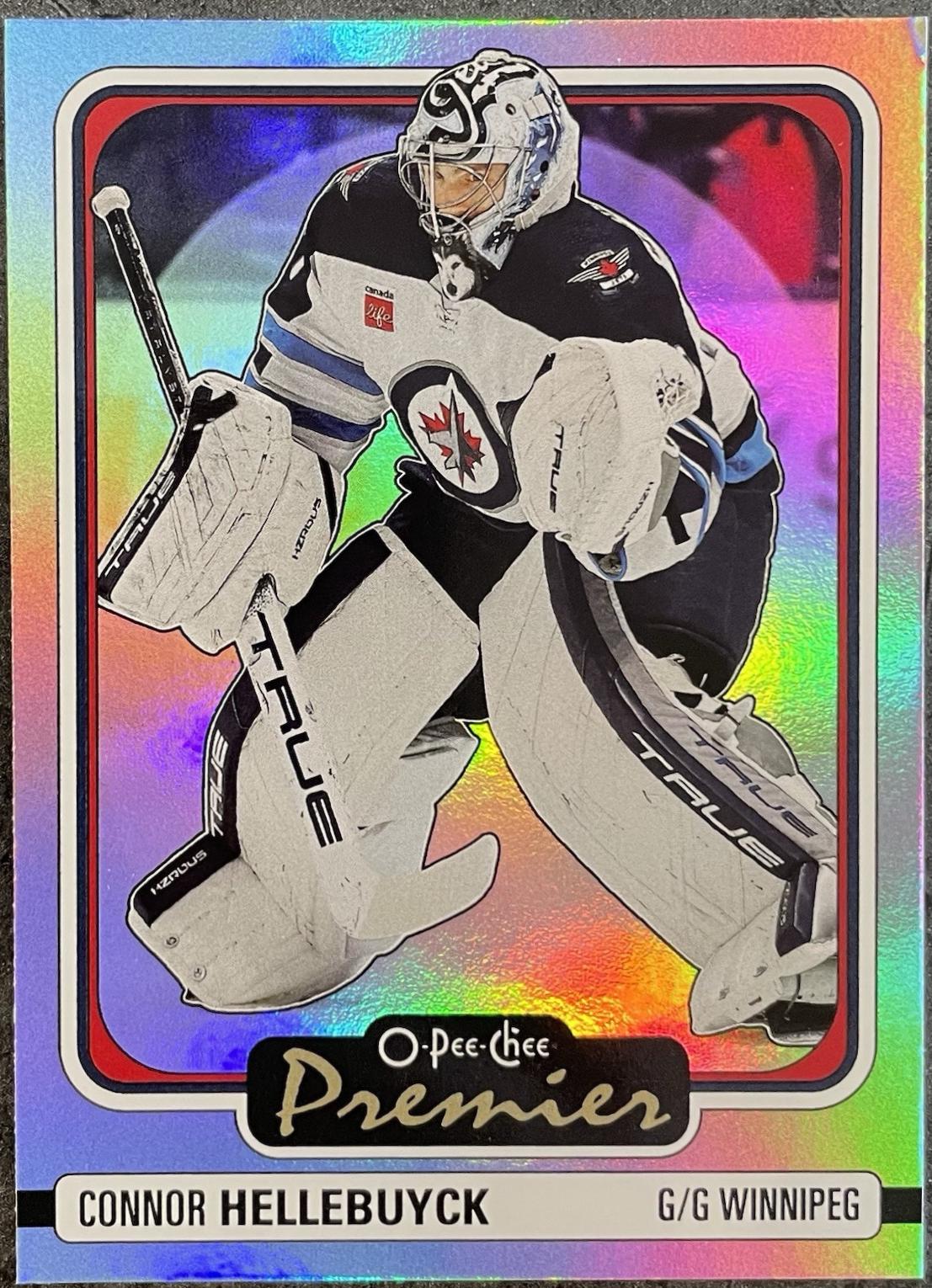 Connor Hellebuyck #P-21 Hockey Cards 2024 O-Pee-Chee Premier