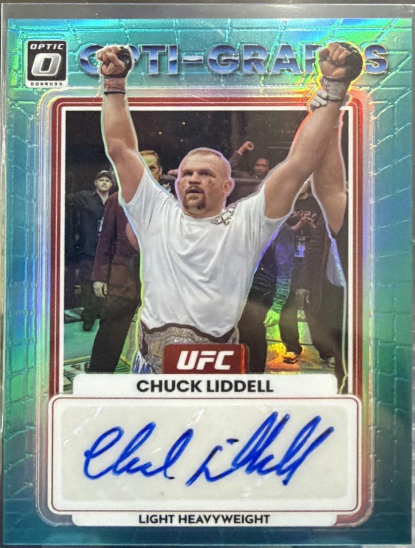 Chuck Liddell [Teal Autograph Autograph] #OG-CLD