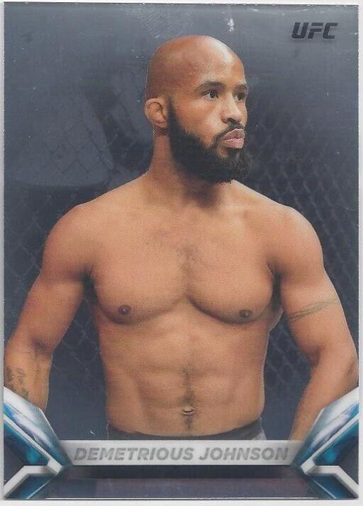 Demetrious Johnson #UFCK-DJ Ufc Cards 2018 Topps UFC Chrome Knockout