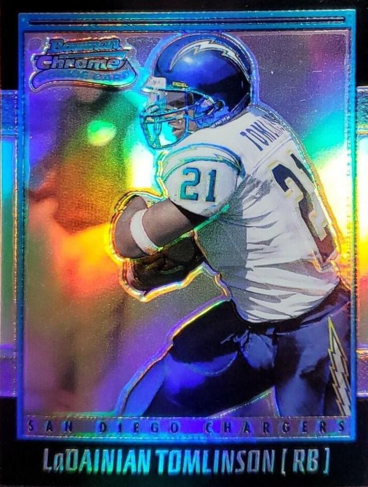 LaDainian Tomlinson #190 2001 Bowman Chrome Football