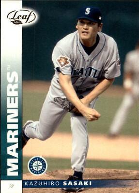 Kazuhiro Sasaki #65 Baseball Cards 2002 Leaf