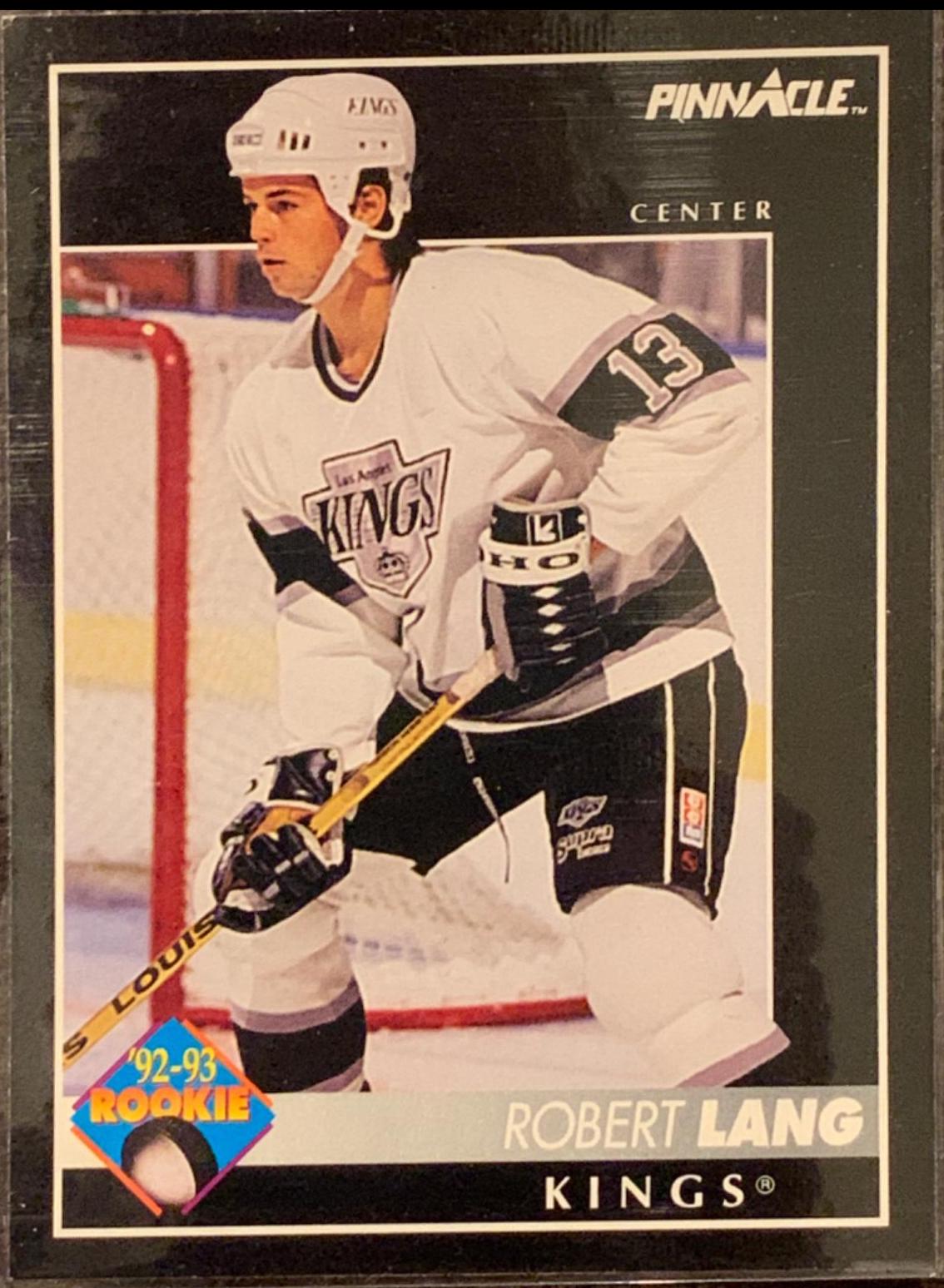 Robert Lang #411 Hockey Cards 1992 Pinnacle