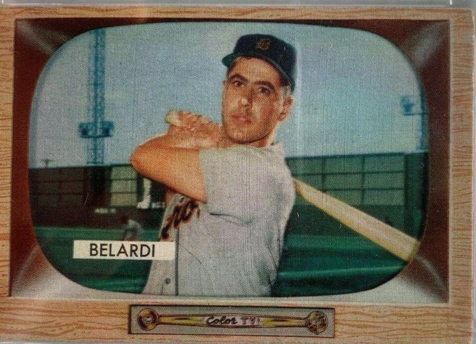 Wayne Belardi #36 Baseball Cards 1955 Bowman