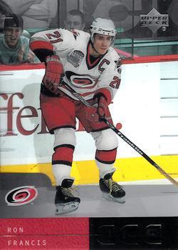 Ron Francis #8 Hockey Cards 2000 Upper Deck Ice