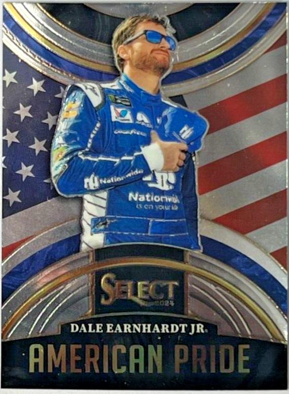 Dale Earnhardt Jr #1 Racing Cards 2024 Panini Select NASCAR American Pride