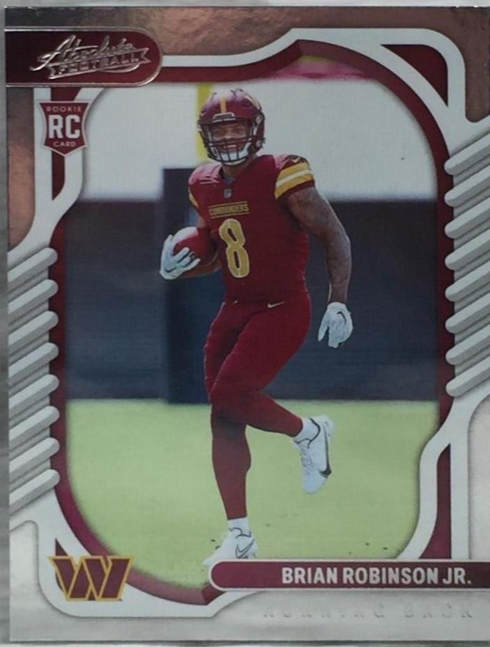 Brian Robinson Jr. #127 Football Cards 2022 Panini Absolute