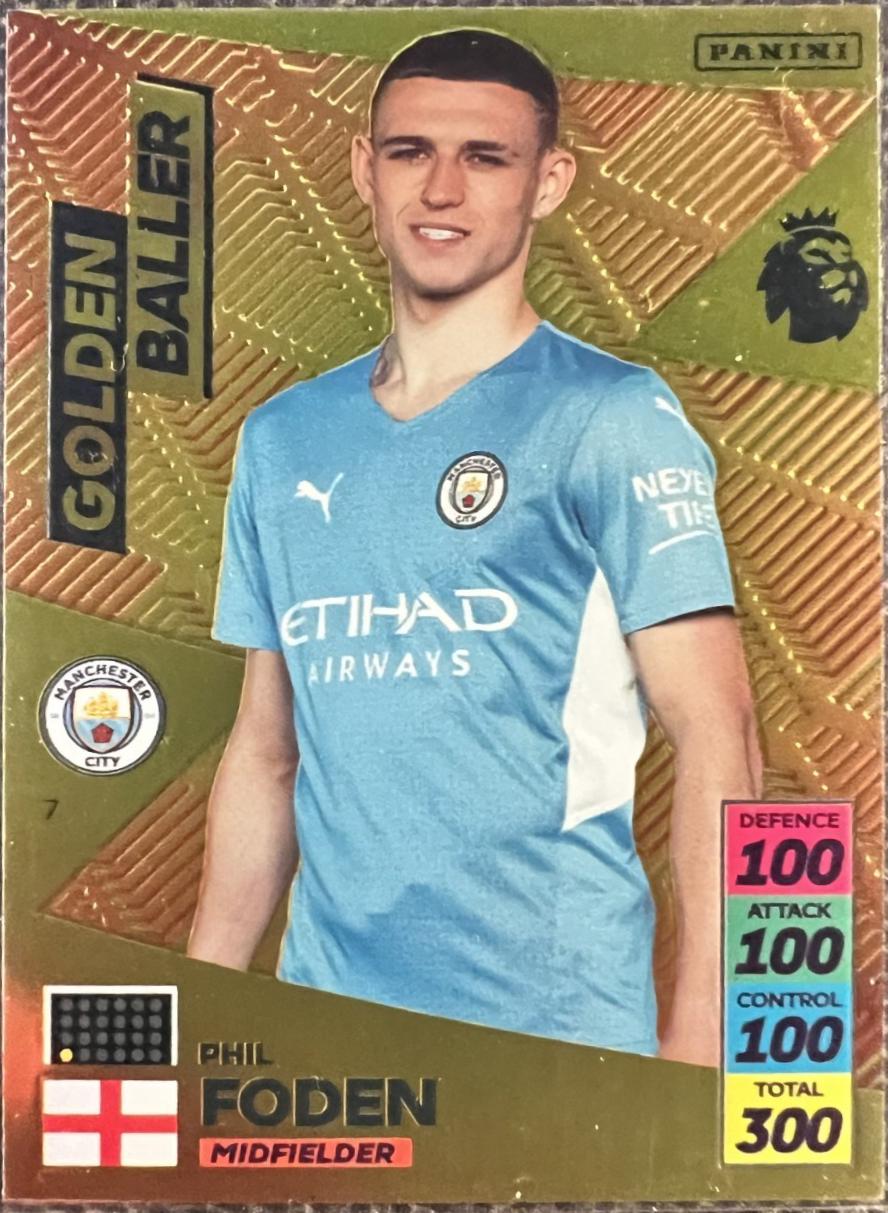 Phil Foden #7 2021 Panini Adrenalyn XL Premier League
