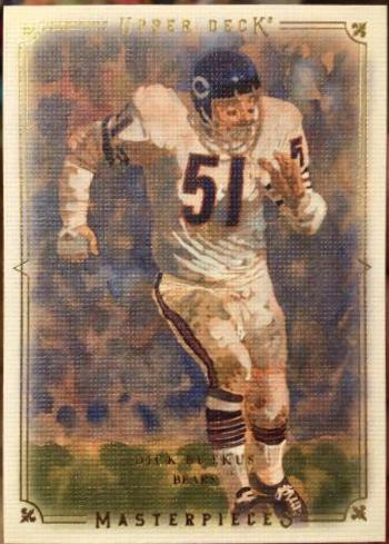 Dick Butkus #21 Football Cards 2008 Upper Deck Masterpieces