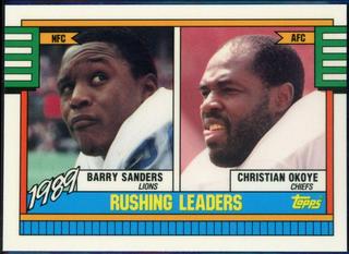 Barry Sanders, Christian Okoye