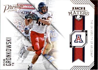 Rob Gronkowski #15 Football Cards 2016 Panini Prestige Alma Maters