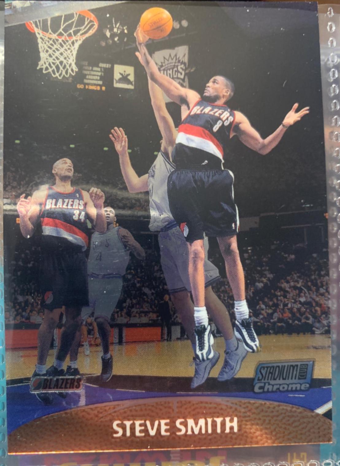 Steve Smith #120 Basketball Cards 1999 Stadium Club Chrome 1st Day Issue