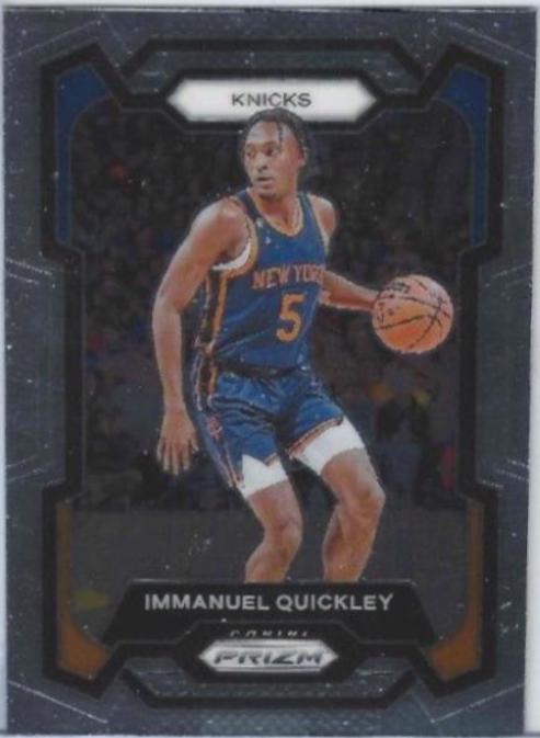 Immanuel Quickley #33 Basketball Cards 2023 Panini Prizm