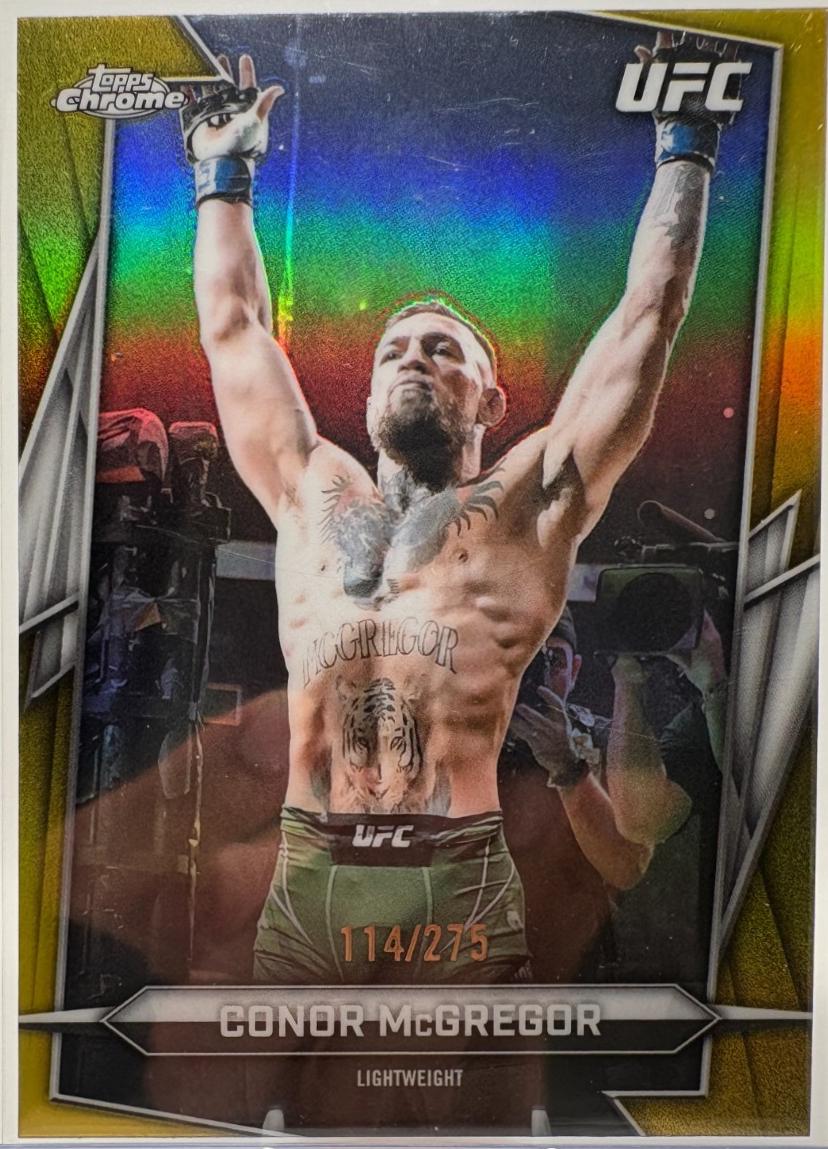 Conor McGregor [Yellow Refractor] #5 Prices | 2026 Topps Chrome