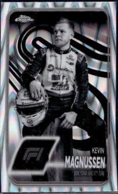 Kevin Magnussen [Black White RayWave Refractor] #16 Prices | 2024