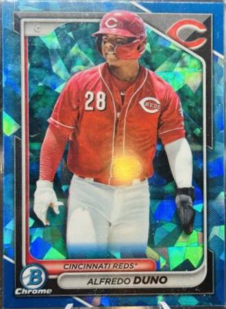 Alfredo Duno #BCP-51 2024 Bowman Chrome Prospects Sapphire Baseball