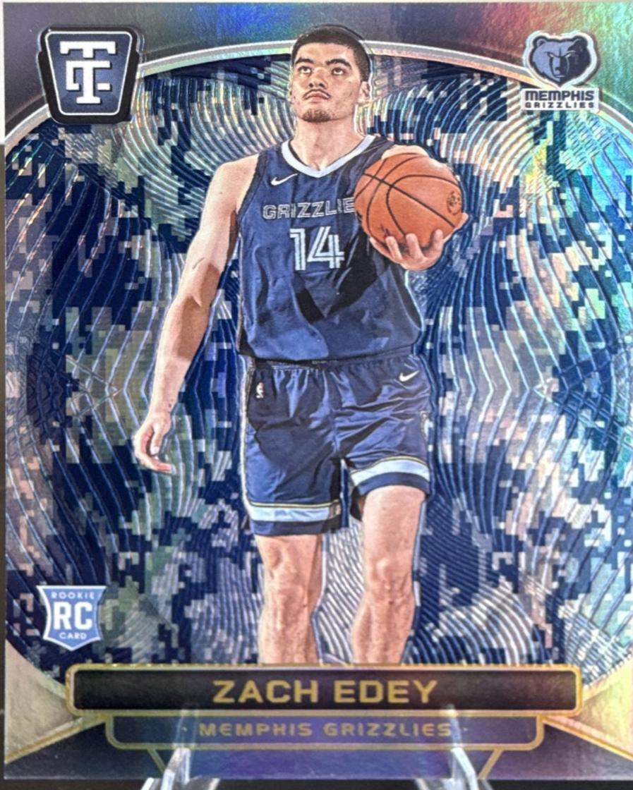 Zach Edey [Blue Camo Platinum Mirror] #164