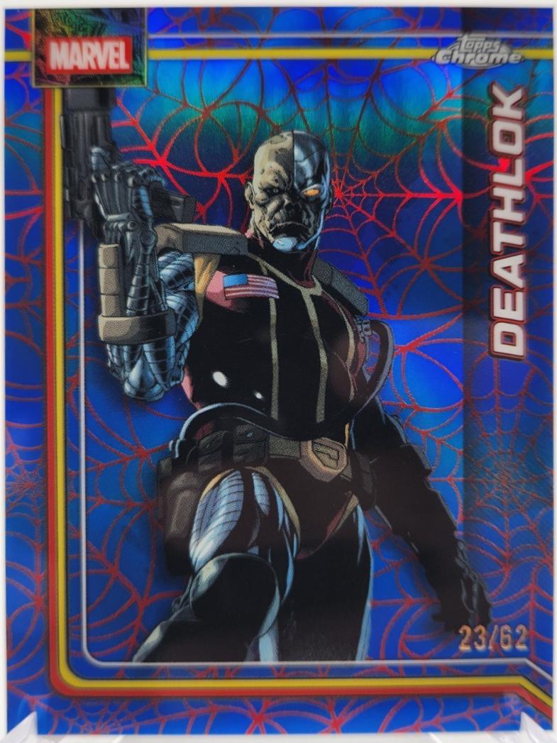 Deathlok Spider-Web Red/Blue Refractor