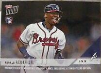 Ronald Acuna Jr. #598 Baseball Cards 2018 Topps Now