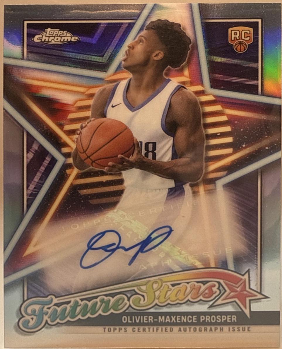 Olivier-Maxence Prosper [Orange Basketball Refractor] #FSA-OMP