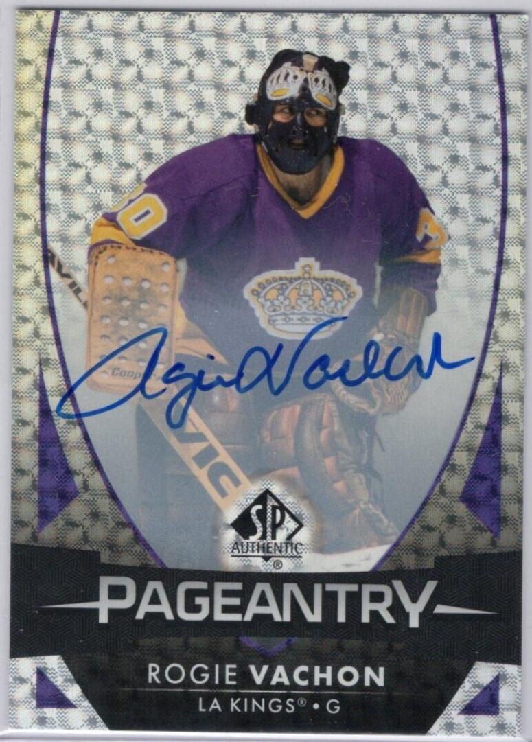 Rogie Vachon #P-60 Hockey Cards 2023 SP Authentic Pageantry Autograph