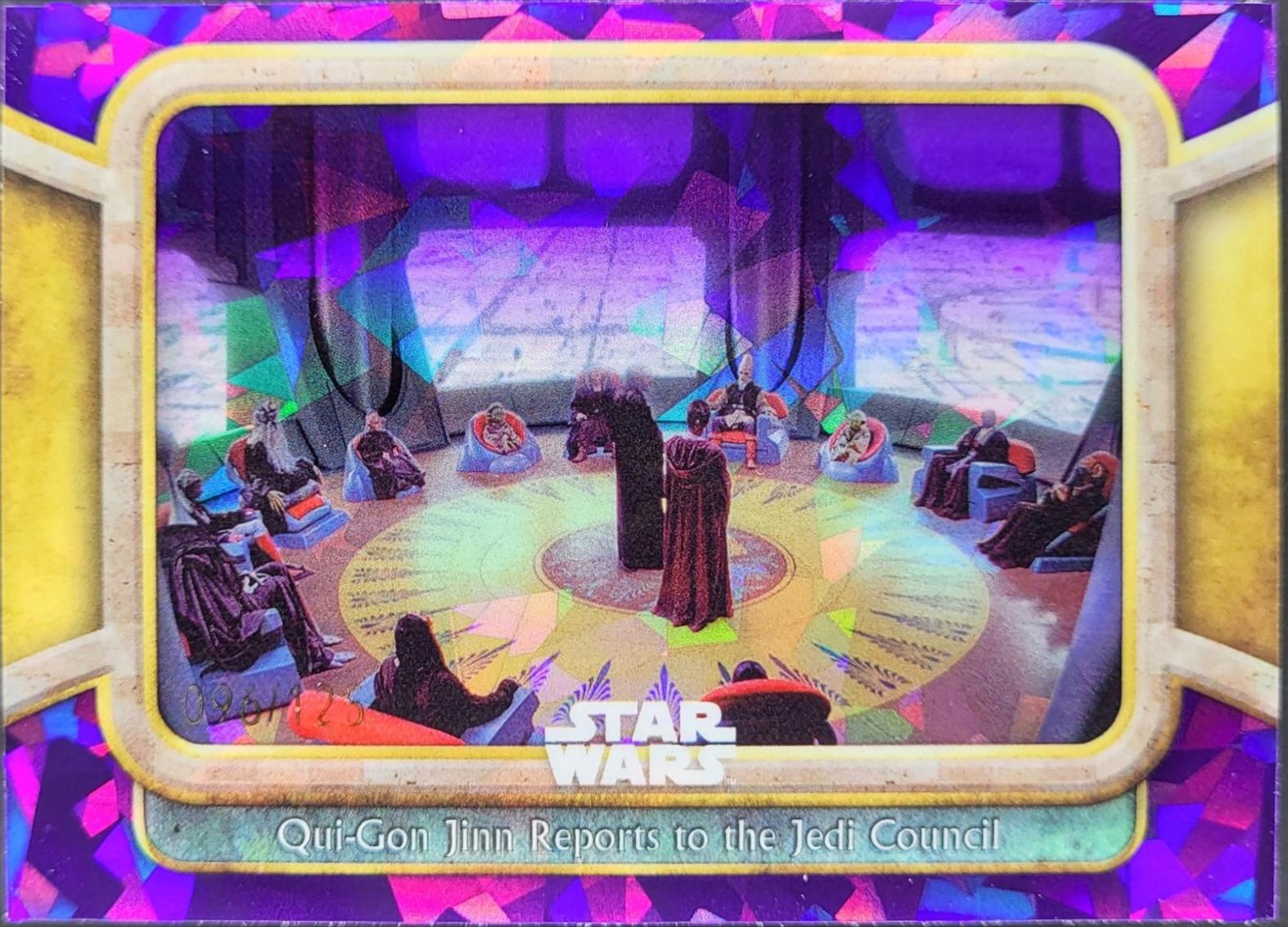 Qui-Gon Jinn Reports to the Jedi Council [Purple] #58